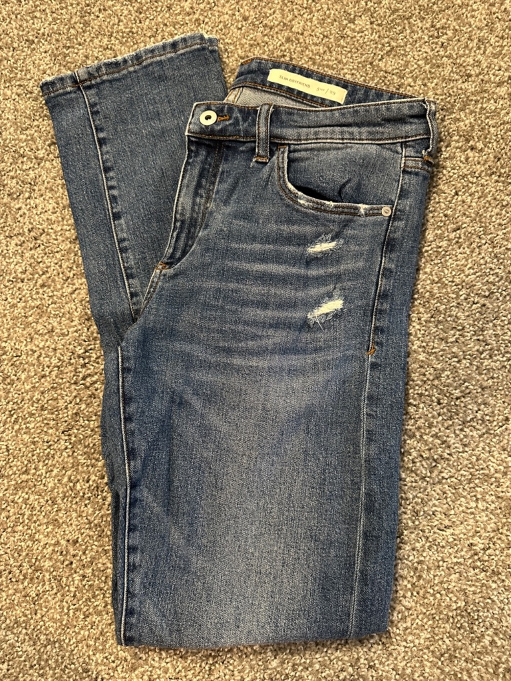 Pilcro Slim Boyfriend Jeans